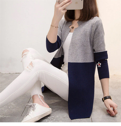 Long Sleeve Slim Cardigan Sweater