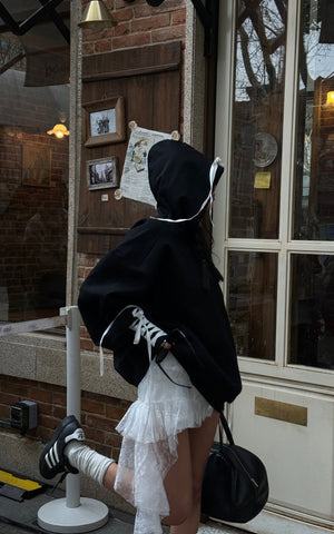 Asymmetrical Mini Lace Skirt