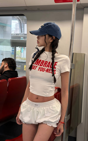 Fitted Cropped T-Shirt