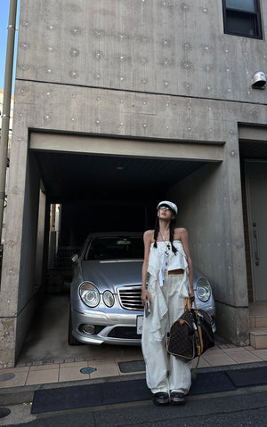 Dramatic Wide-Leg Floor-Length Pants