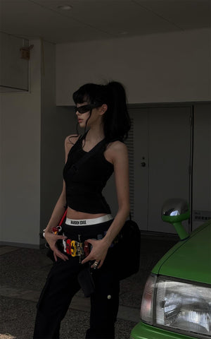 Ribbed Racerback Tank Top