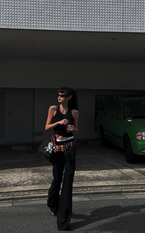 Ribbed Racerback Tank Top