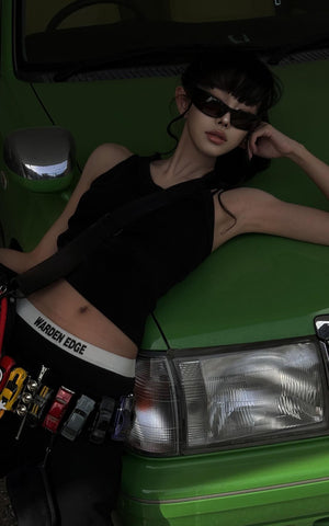 Ribbed Racerback Tank Top