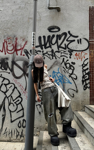 Asymmetrical Strap Vest