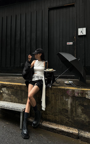Asymmetrical Strap Vest