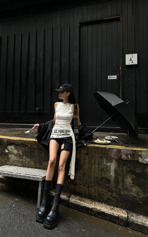 Asymmetrical Strap Vest
