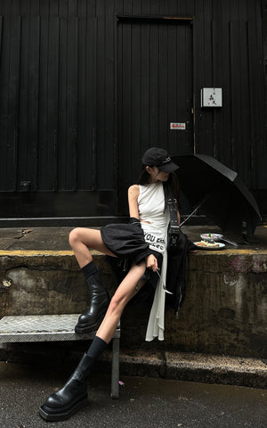Asymmetrical Strap Vest