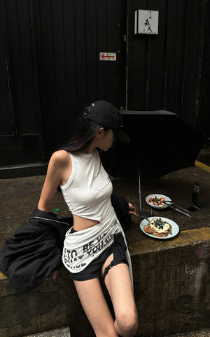 Asymmetrical Strap Vest