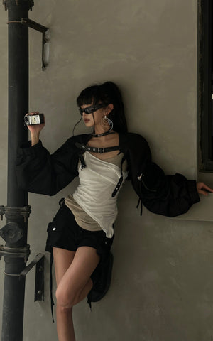 Faux Two-Piece Layered Tank Top