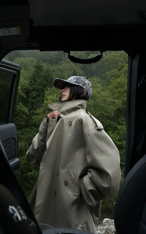 Unisex Deconstructed Trench Coat