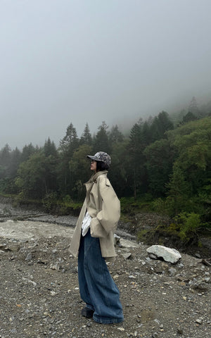 Unisex Deconstructed Trench Coat