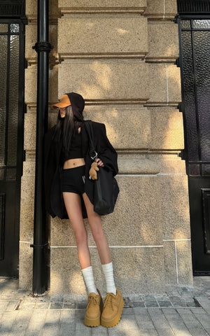 Oversized Double-Breasted Wool Blazer