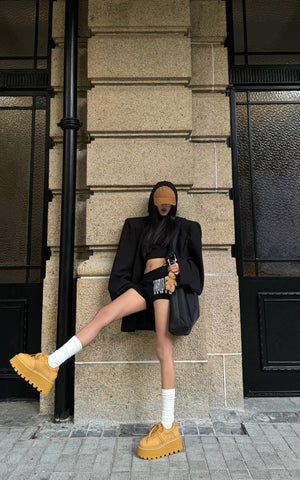 Oversized Double-Breasted Wool Blazer