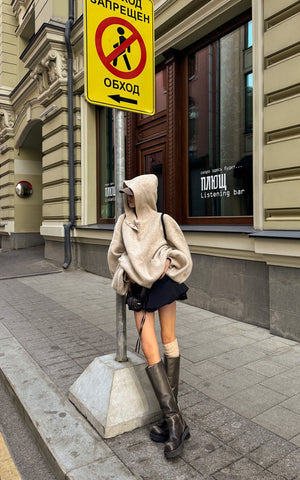 Oversized Hooded Sweater