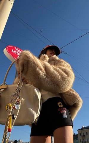 Faux Fur Oversized Coat