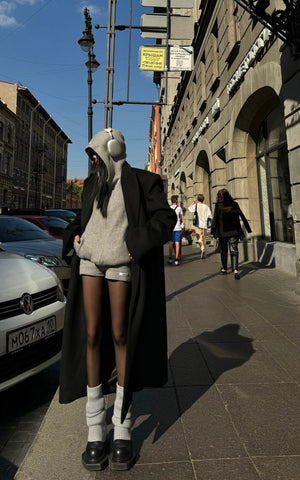 Oversized Wool Coat - Classic Longline Silhouette
