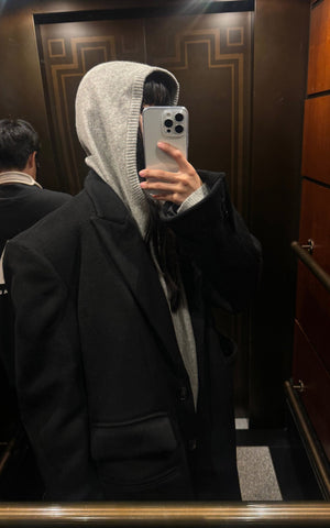 Oversized Wool Coat - Classic Longline Silhouette