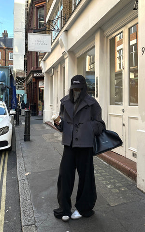 Short Wool Duffle Coat