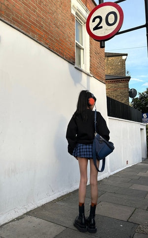 Vintage Embroidery Oversized Sweatshirt