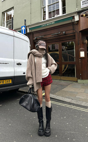 Tartan Plaid Mini Shorts