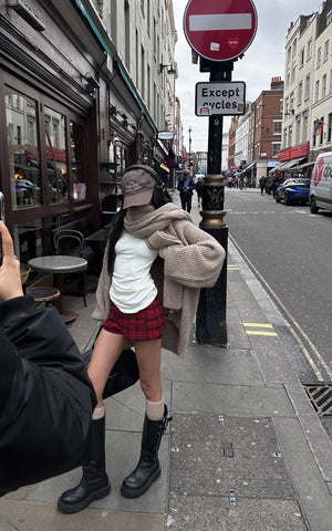 Tartan Plaid Mini Shorts