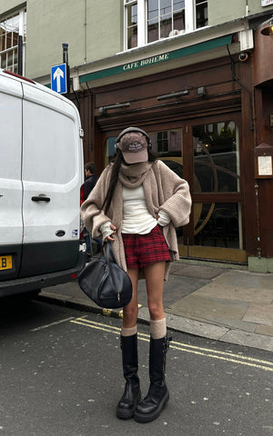 Tartan Plaid Mini Shorts