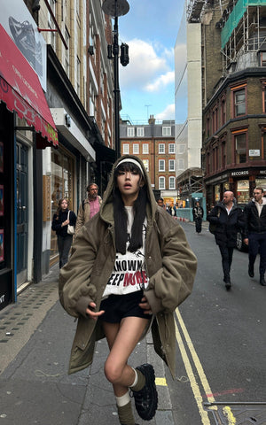 Graphic Print Oversized T-Shirt