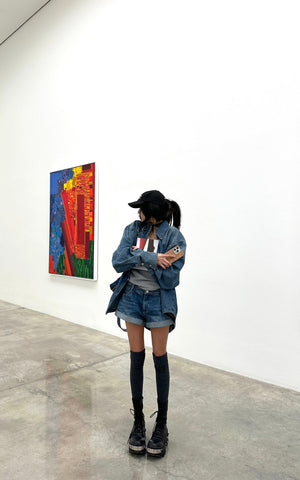 Denim Layered Set â€?Jacket, Shorts & Tank