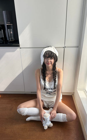 Silk Lace-Trim Cami & Shorts Set