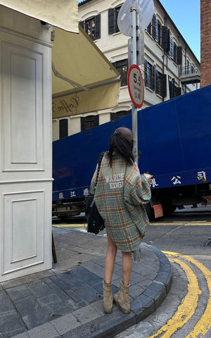 Oversized Plaid Shirt