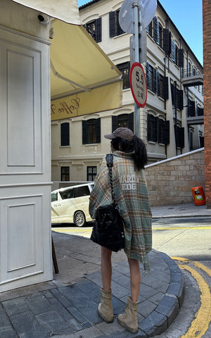 Oversized Plaid Shirt