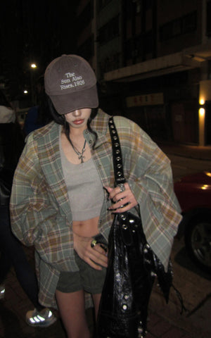 Oversized Plaid Shirt