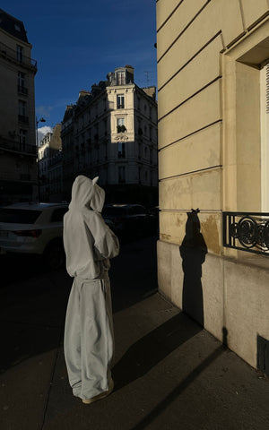 Grey-Blue Hoodie Sweatpants Set