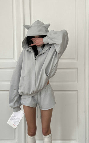 Minimal Ribbed Jersey Set