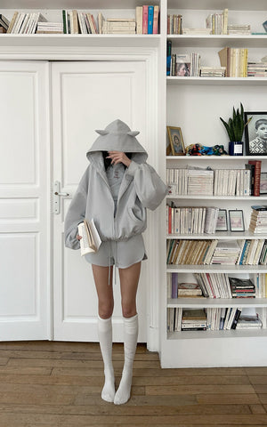 Minimal Ribbed Jersey Set