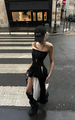 Asymmetric Tube Dress