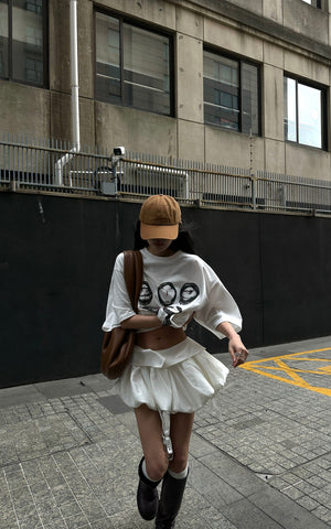 Asymmetric Layered Skirt Set