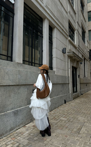 Asymmetrical Layered Tulle Skirt