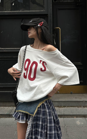 Oversized Off-Shoulder Tee