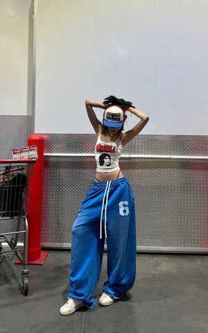 Oversized Wide-Leg Sweatpants