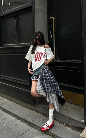 Oversized Off-Shoulder Tee