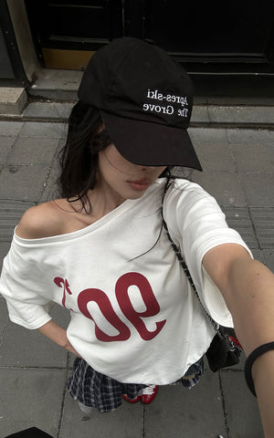 Oversized Off-Shoulder Tee
