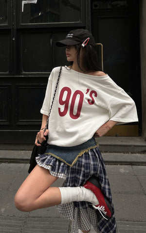 Oversized Off-Shoulder Tee