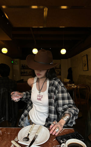 Deconstructed Plaid Shirt