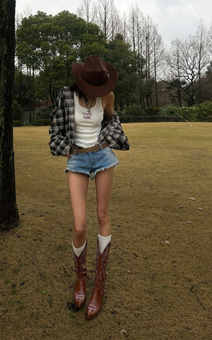 Deconstructed Plaid Shirt