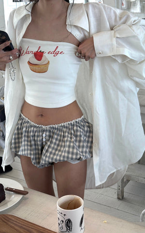 Gingham Bubble Shorts
