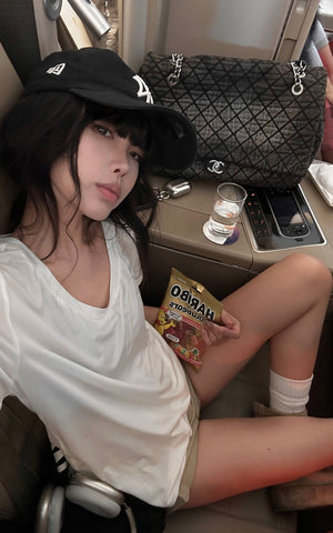 Scoop Neck Graphic Tee Slim Fit