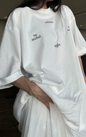 Oversized Cotton Tee