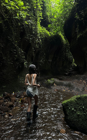 Asymmetric Strap Tank Top