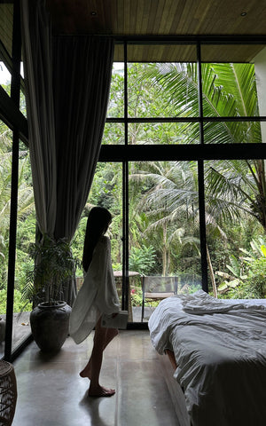 Relaxed-Fit Sheer White Shirt with Patch Pocket